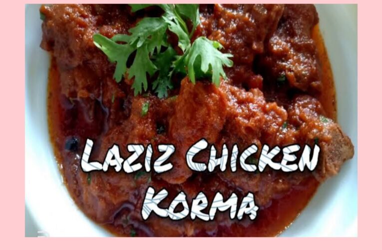 Laziz shahi chicken Korma recipe in Marathi