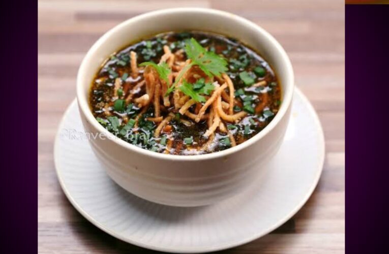 Veg manchow soup recipe in Marathi