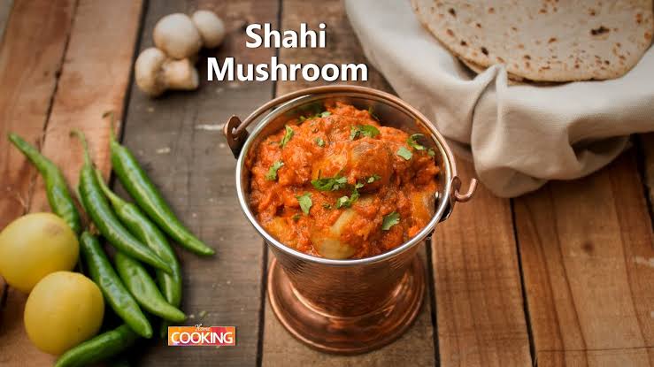 Shahi mushroom recipe in marathi